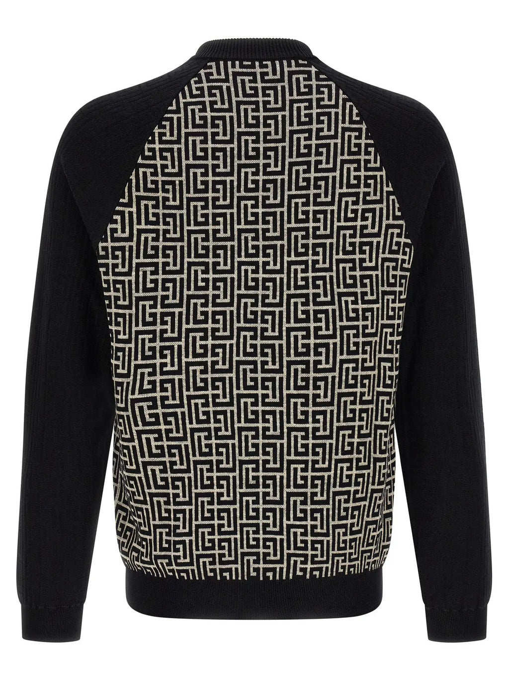 Balmain Bicolor Cotton Cardigan