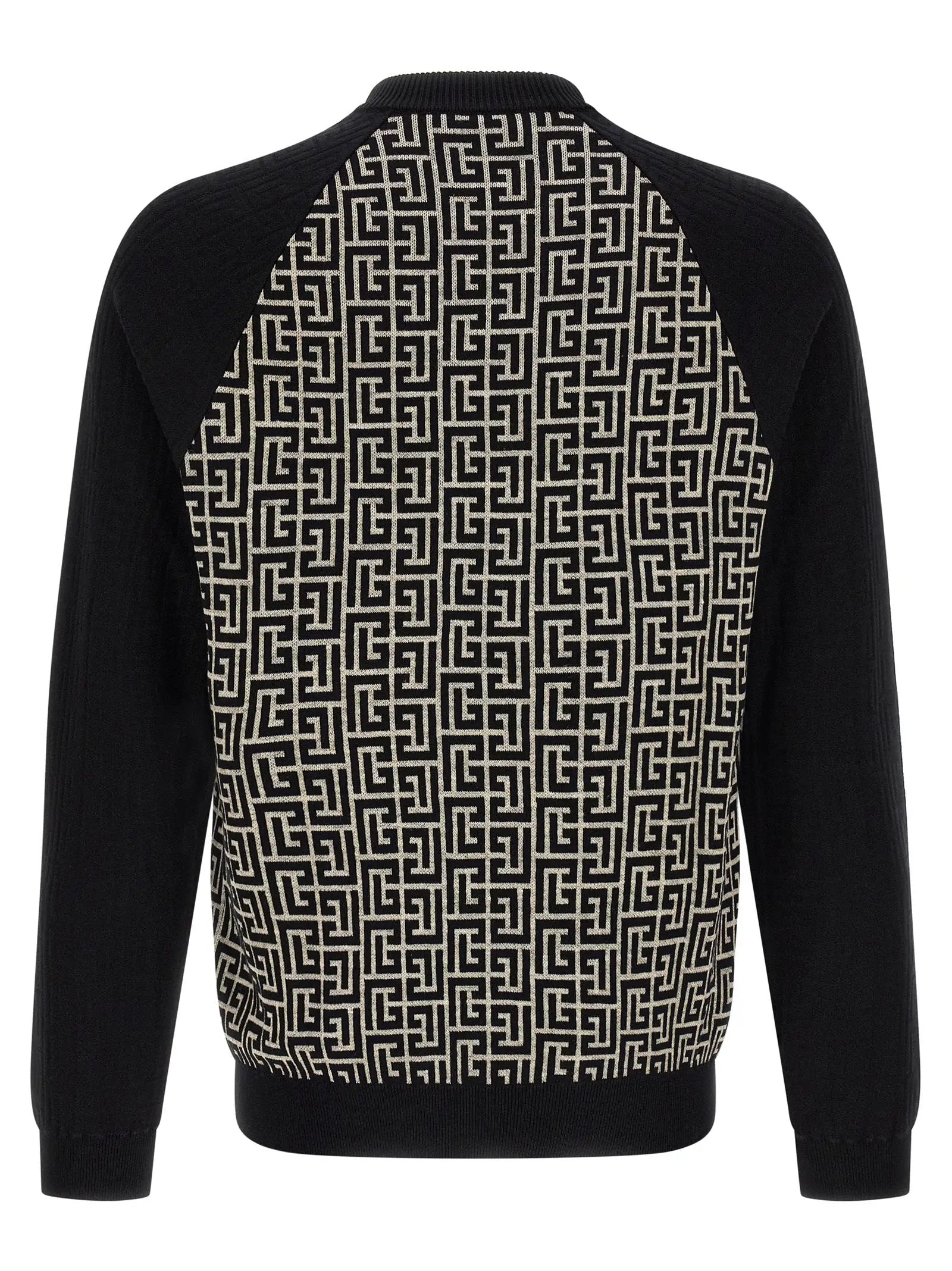 Balmain Bicolor Cotton Cardigan