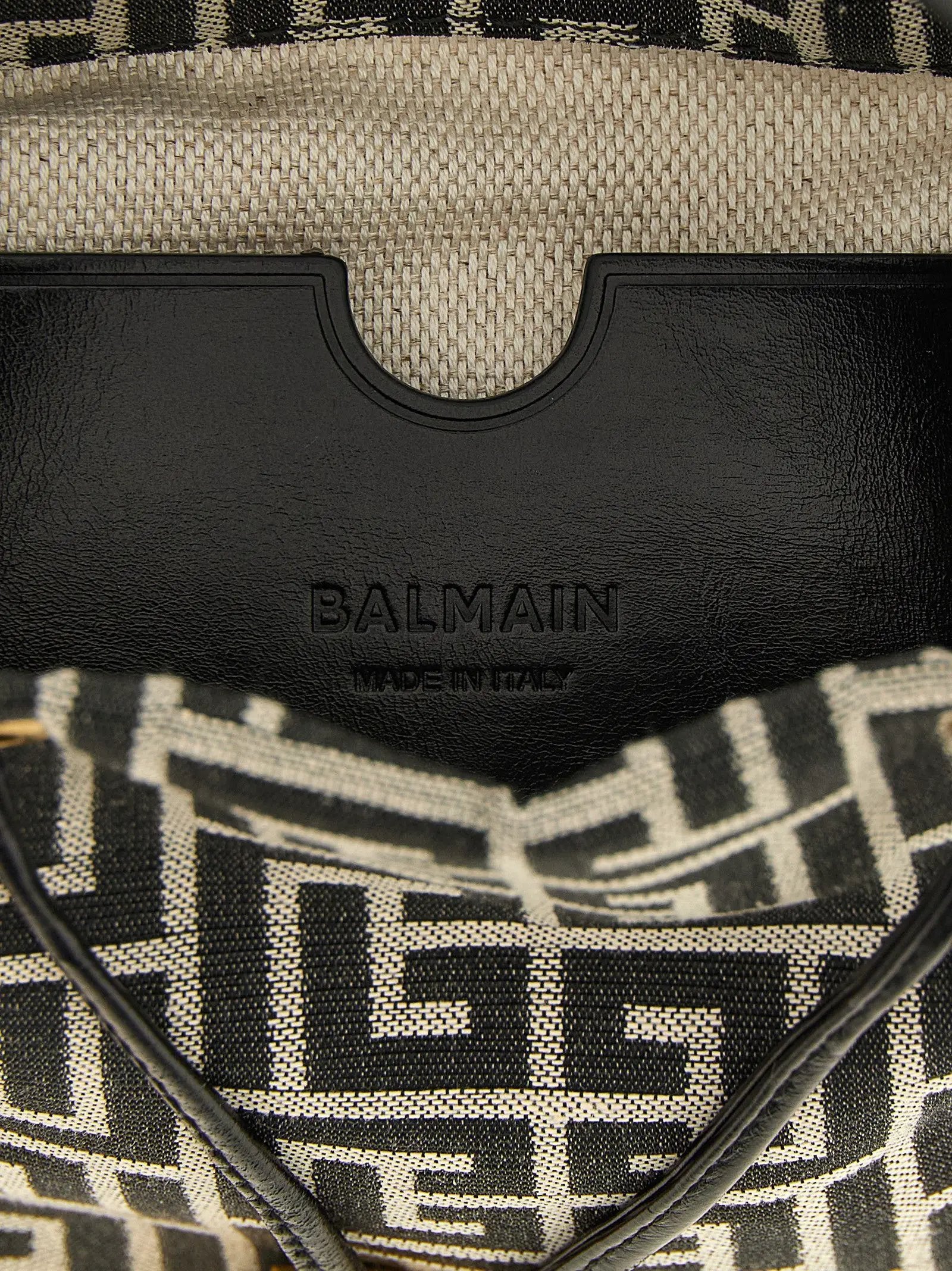 Balmain Bicolor Polyester Handbag