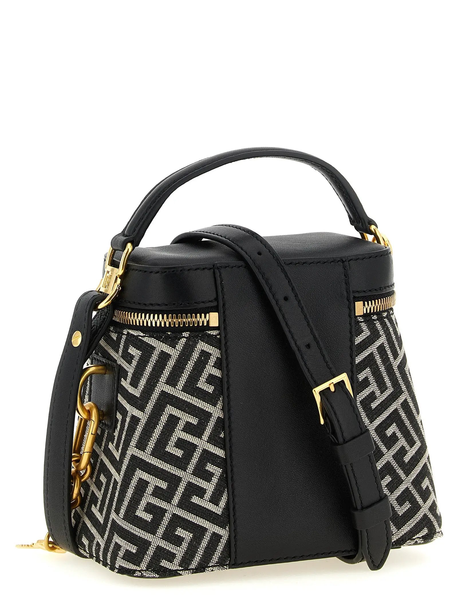 Balmain Bicolor Polyester Handbag