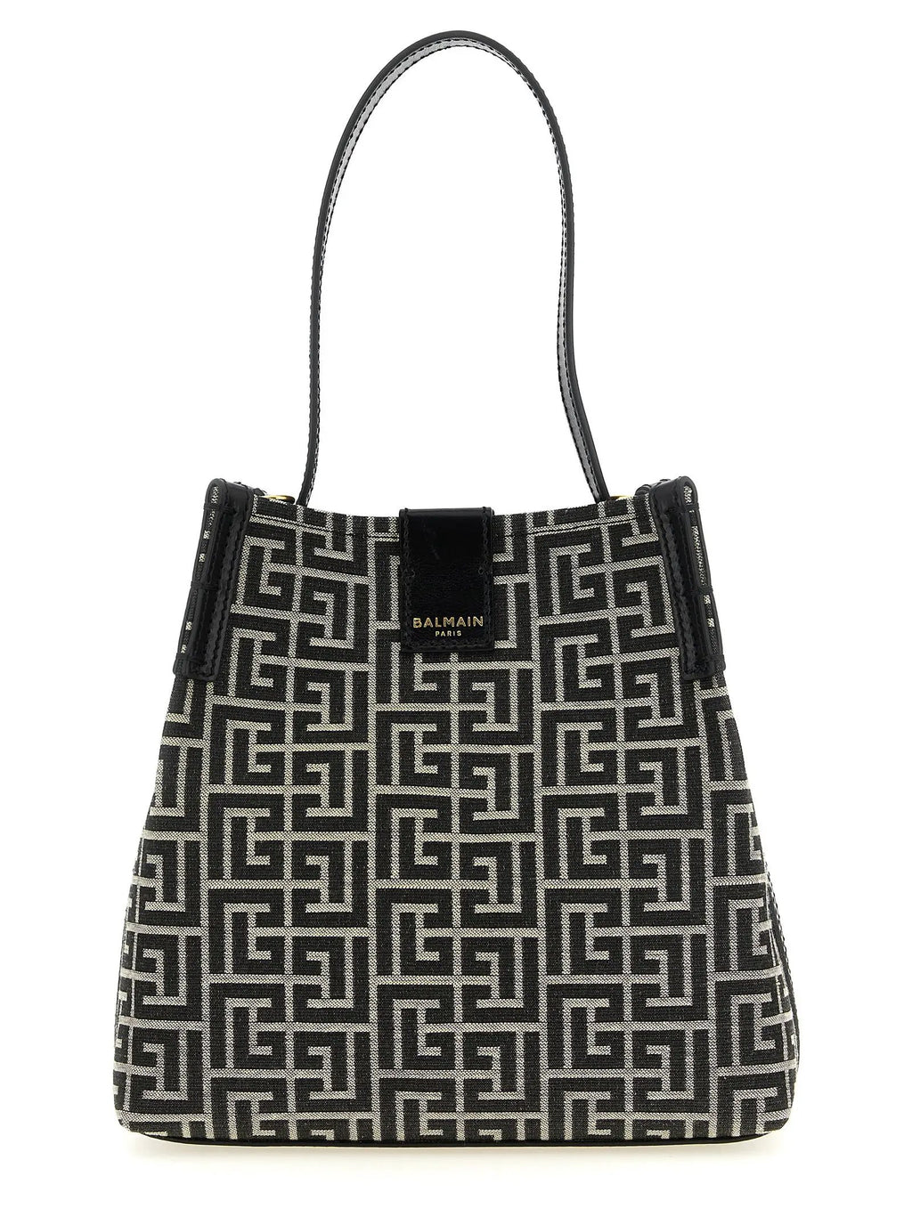 Balmain Bicolor Cotton Shoulder Bag