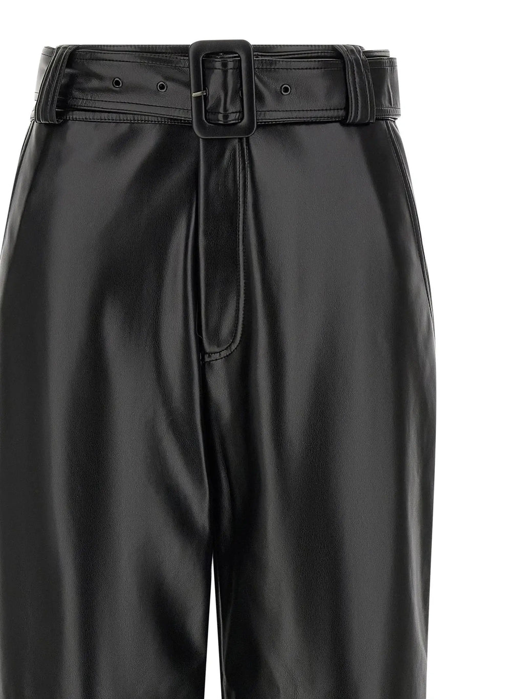 Twinset Black Polyester Cropped Pants