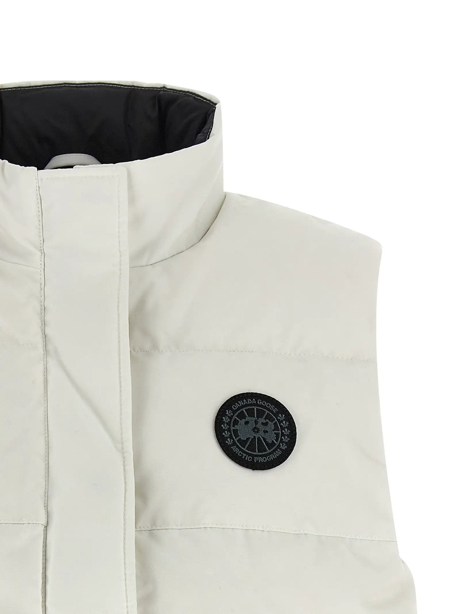Canada Goose White Polyester Sleeveless Jacket