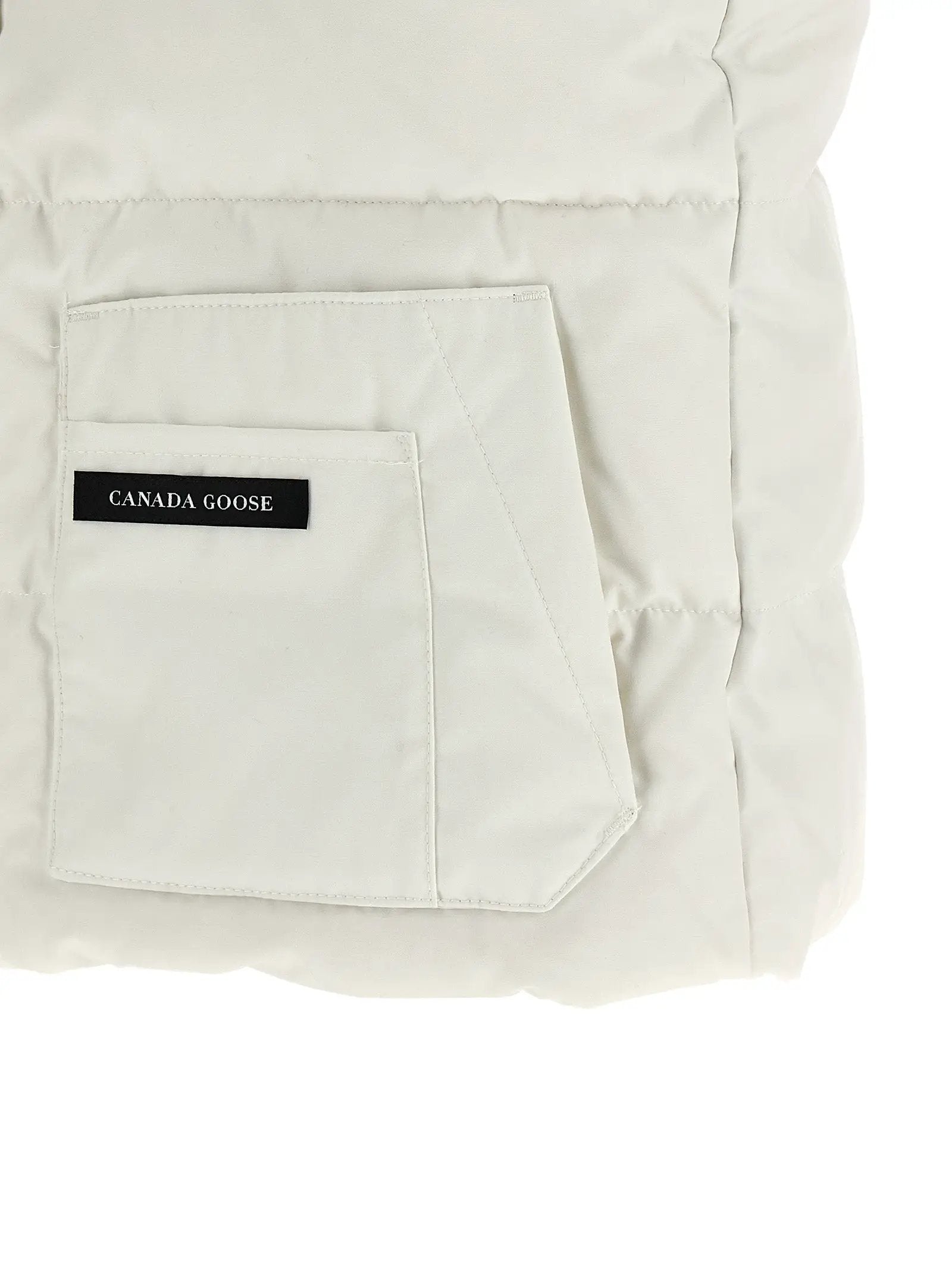 Canada Goose White Polyester Sleeveless Jacket