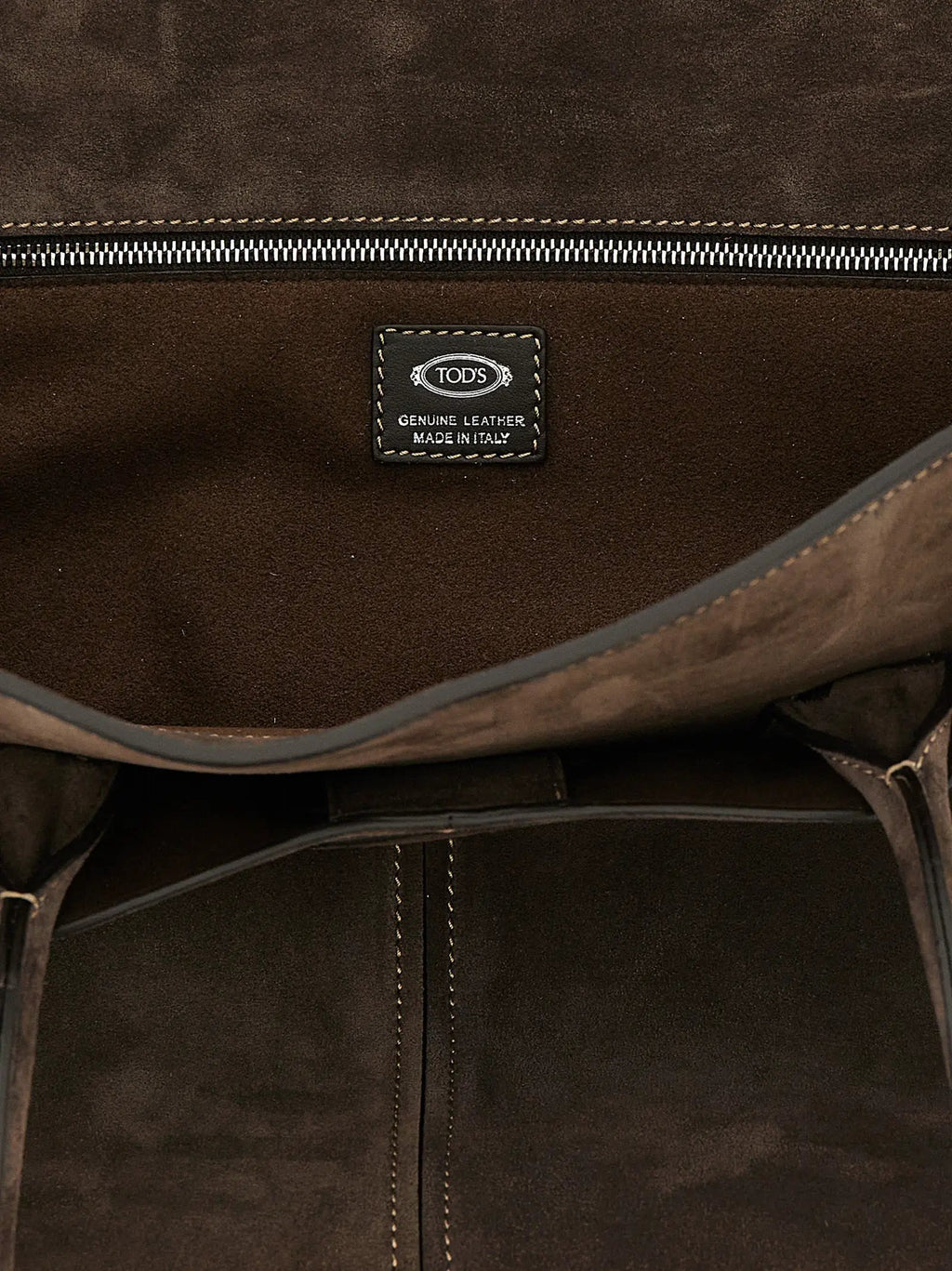 Tod's Brown Calfskin Handbag