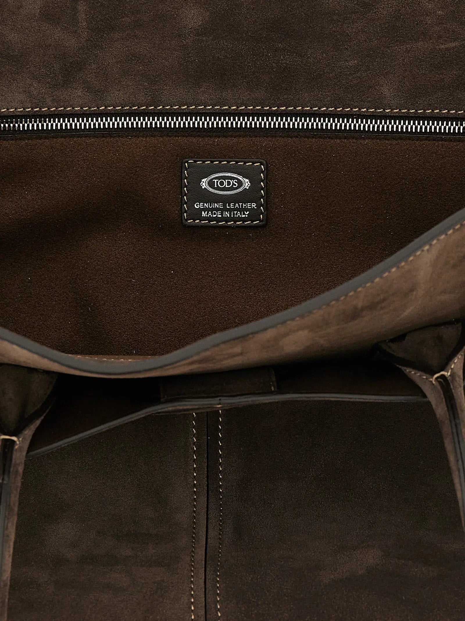 Tod's Brown Calfskin Handbag