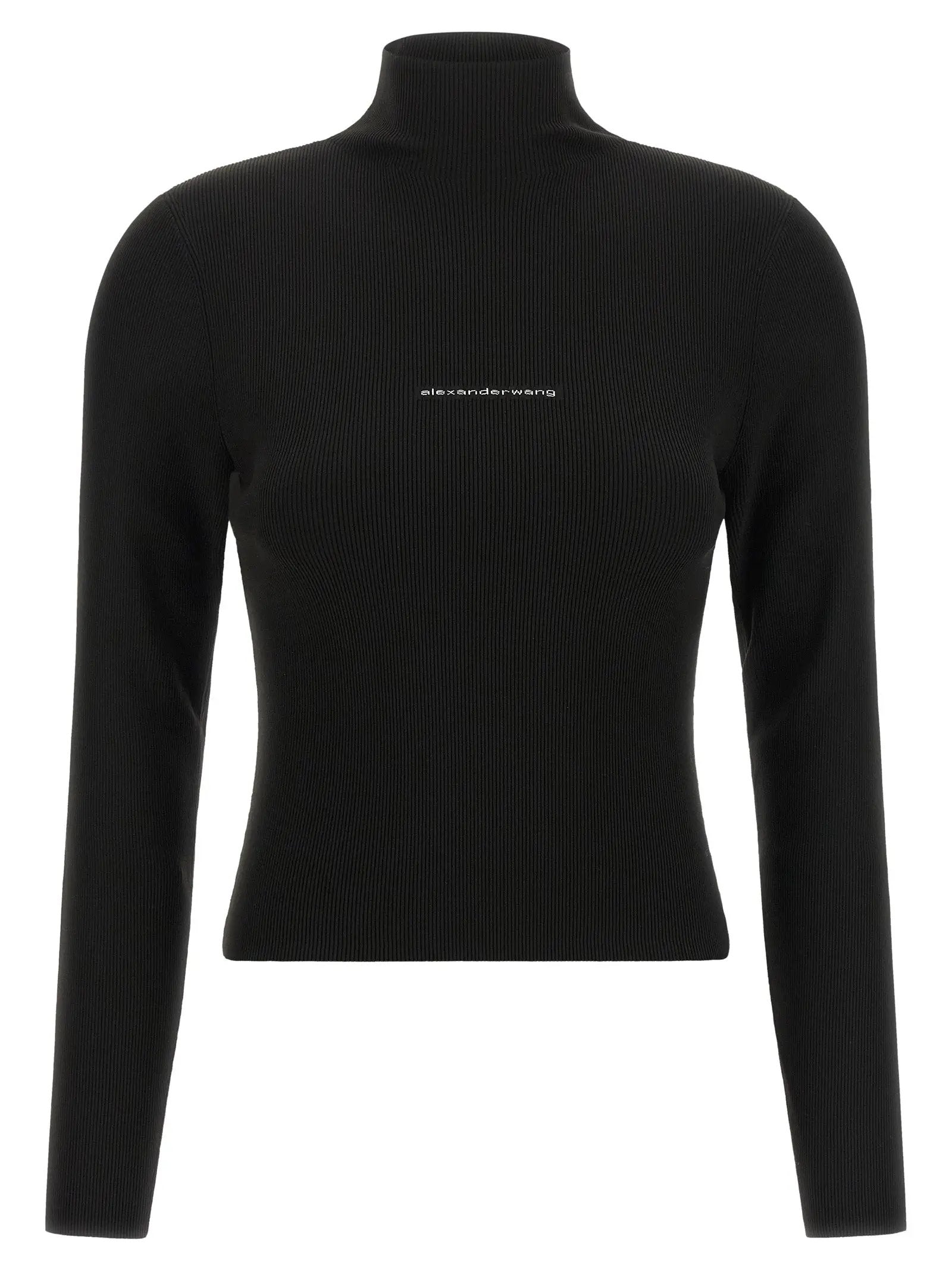 Alexander Wang Black Polyamide Cardigan