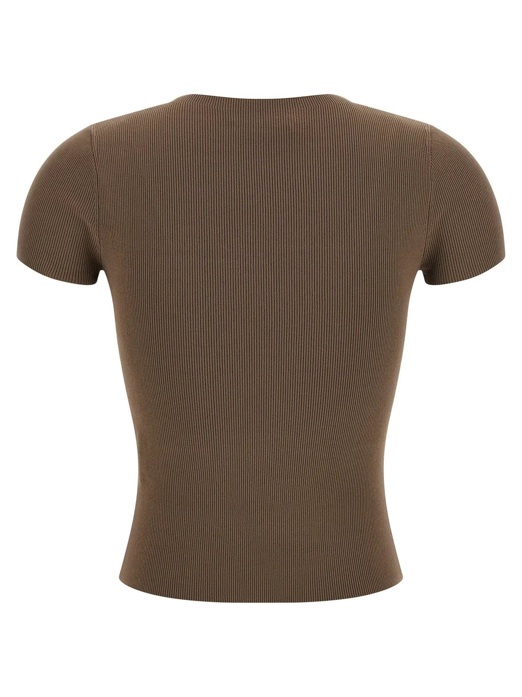 Alexander Wang Brown Polyamide T-Shirt
