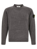 Stone Island Gray Cotton Cardigan
