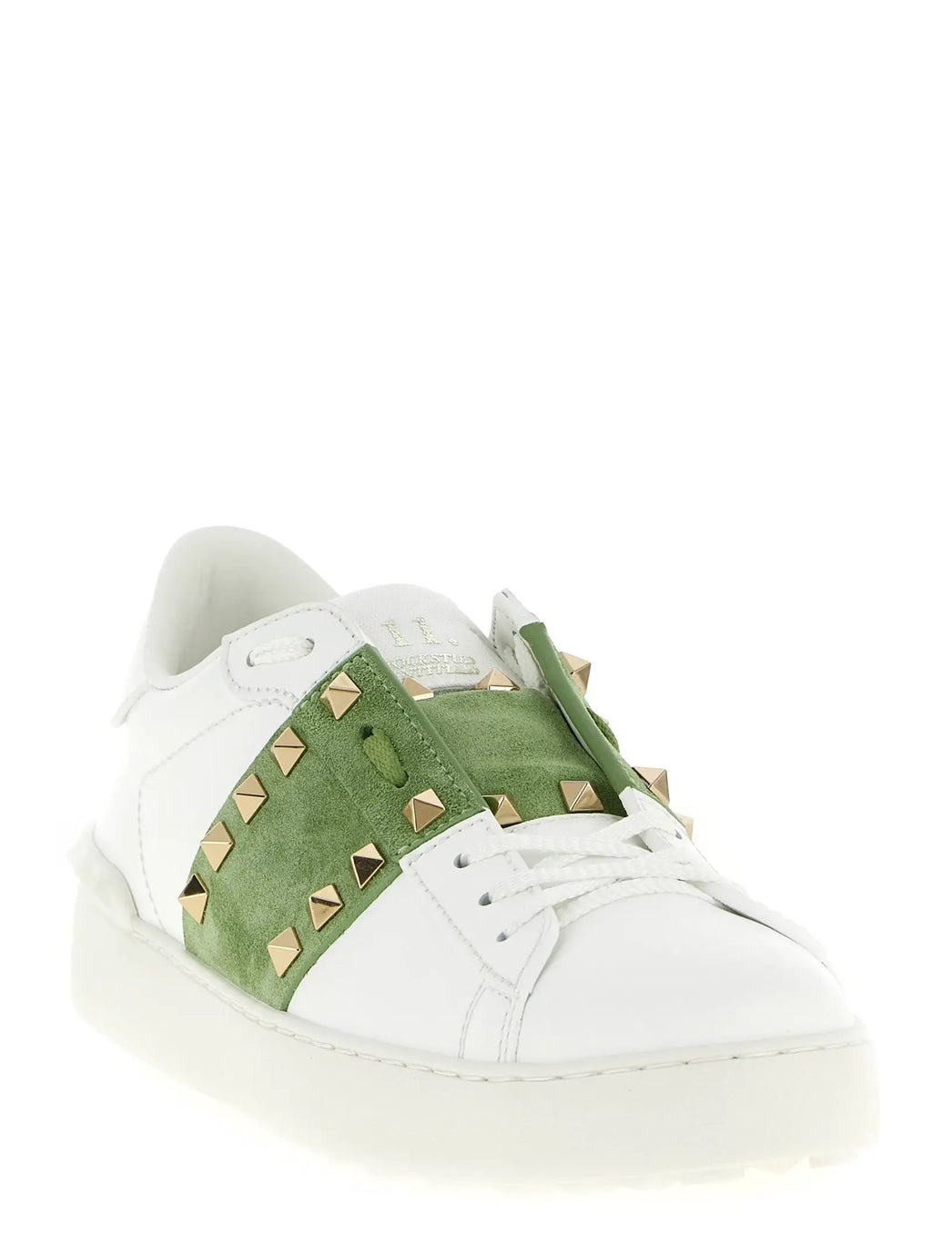 Valentino Garavani Bicolor Calfskin Low Top Sneakers