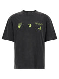 T-shirt Off-White en coton noir