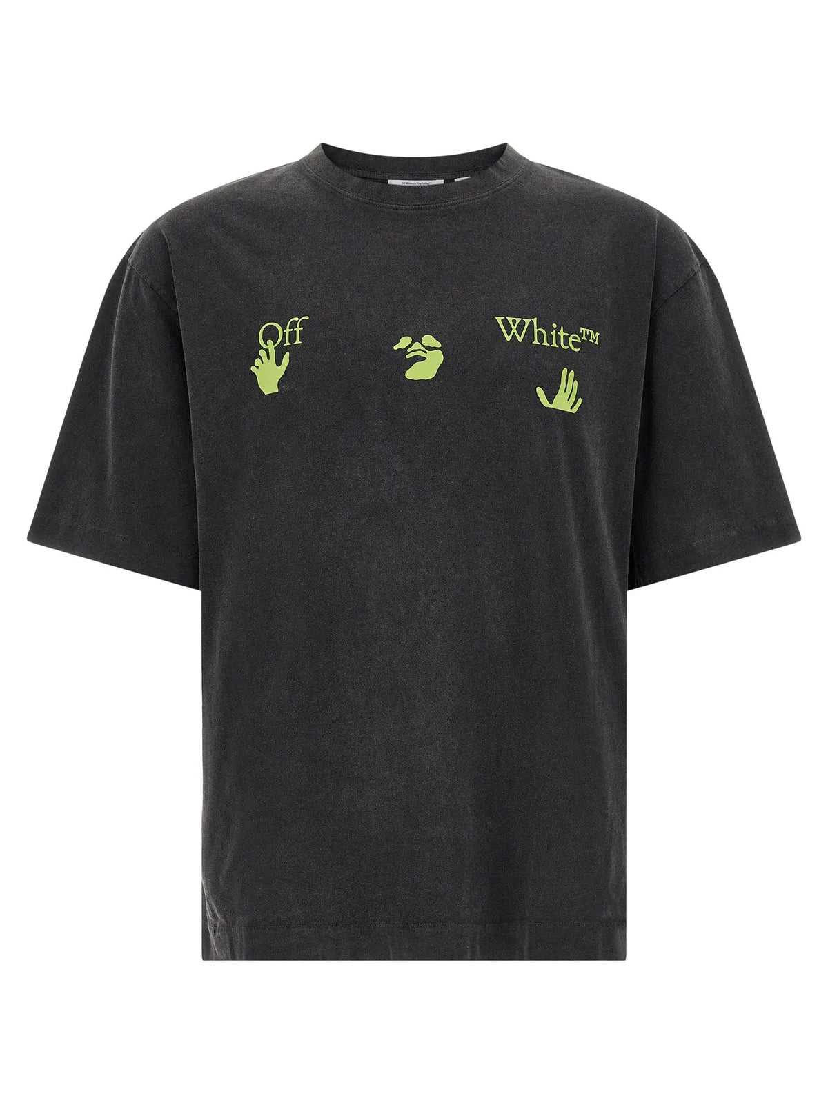 T-shirt Off-White en coton noir