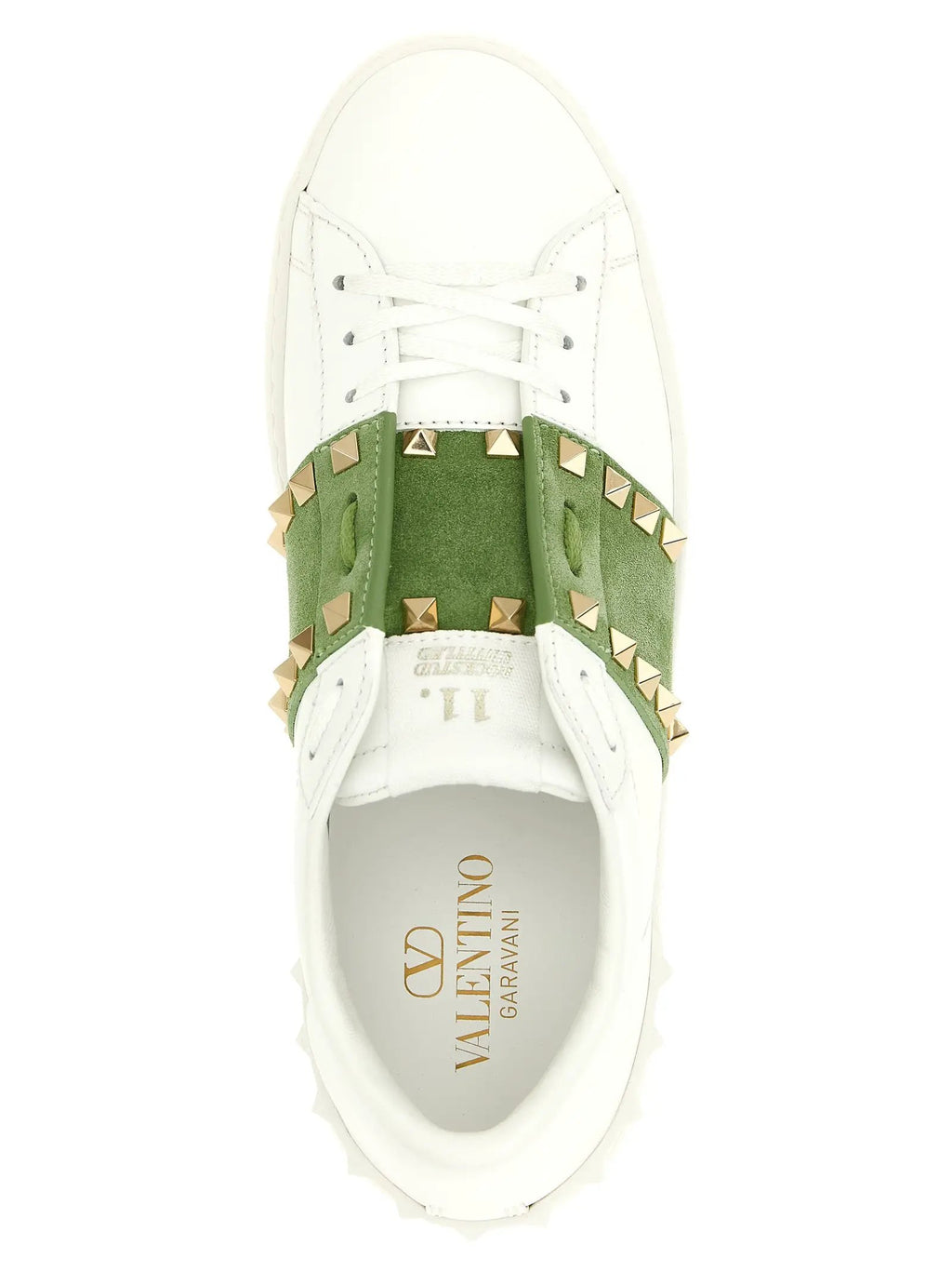 Valentino Garavani Bicolor Calfskin Low Top Sneakers