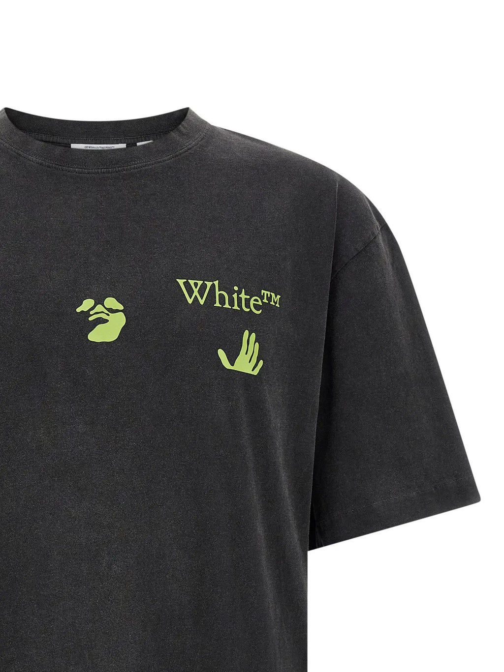 T-shirt Off-White en coton noir