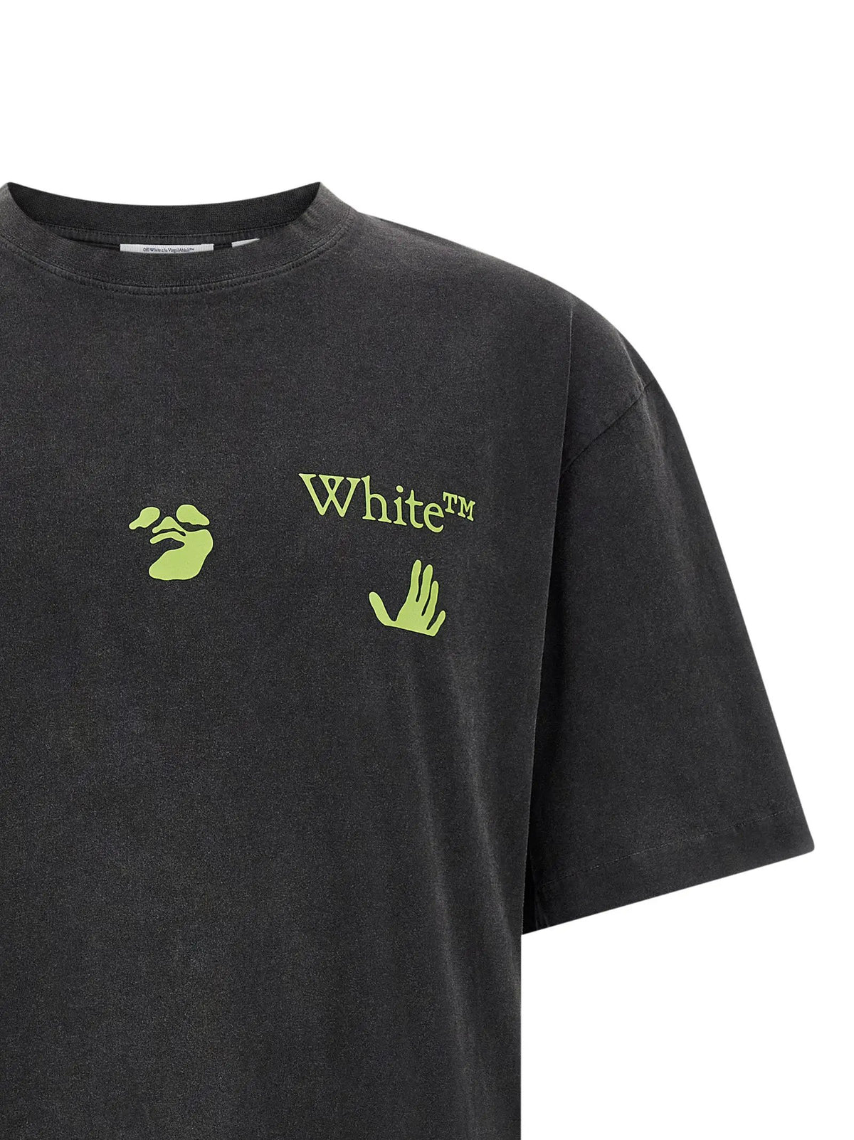 T-shirt Off-White en coton noir