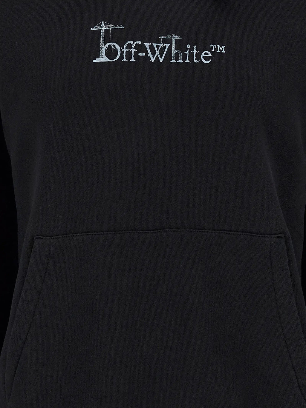 Off-White Black Cotton Sweatshirt