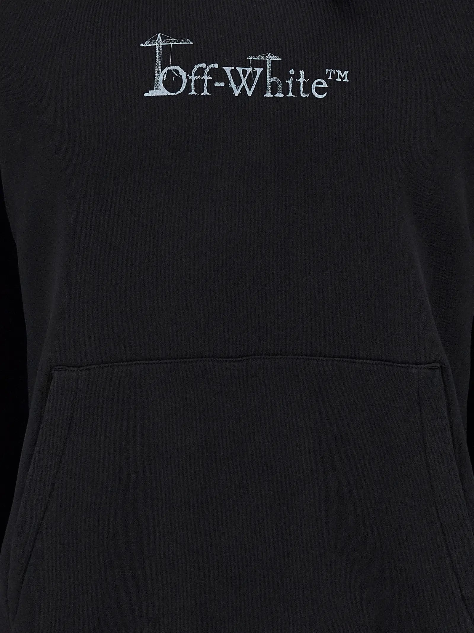 Off-White Black Cotton Sweatshirt