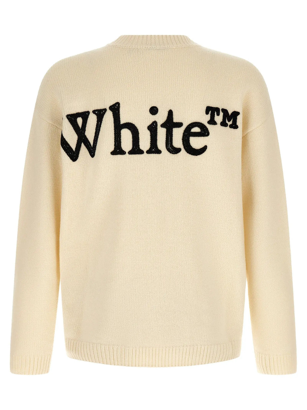Off-White White Wool Cardigan