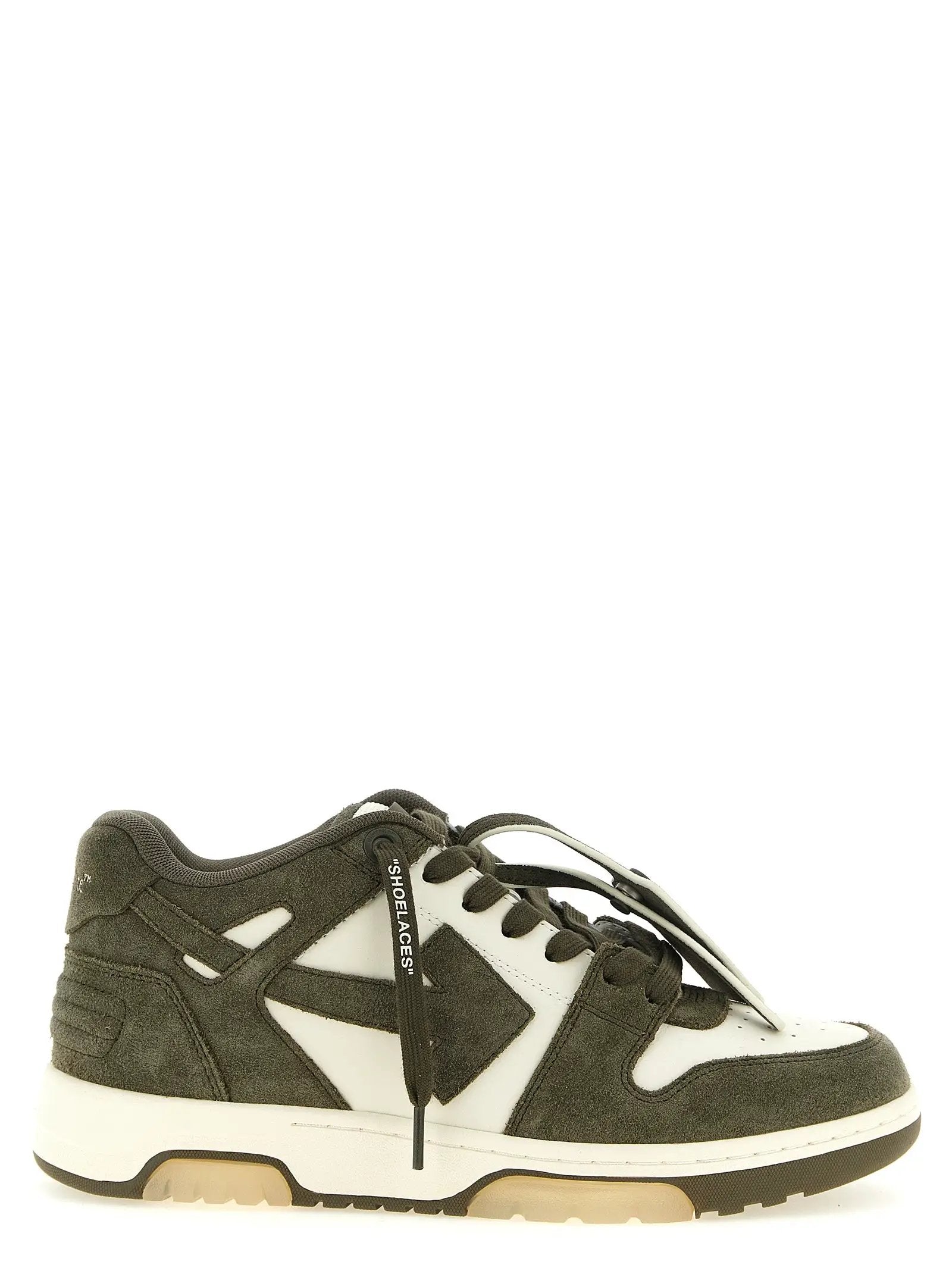Off-White Bicolor Cowhide Athletic Sneakers