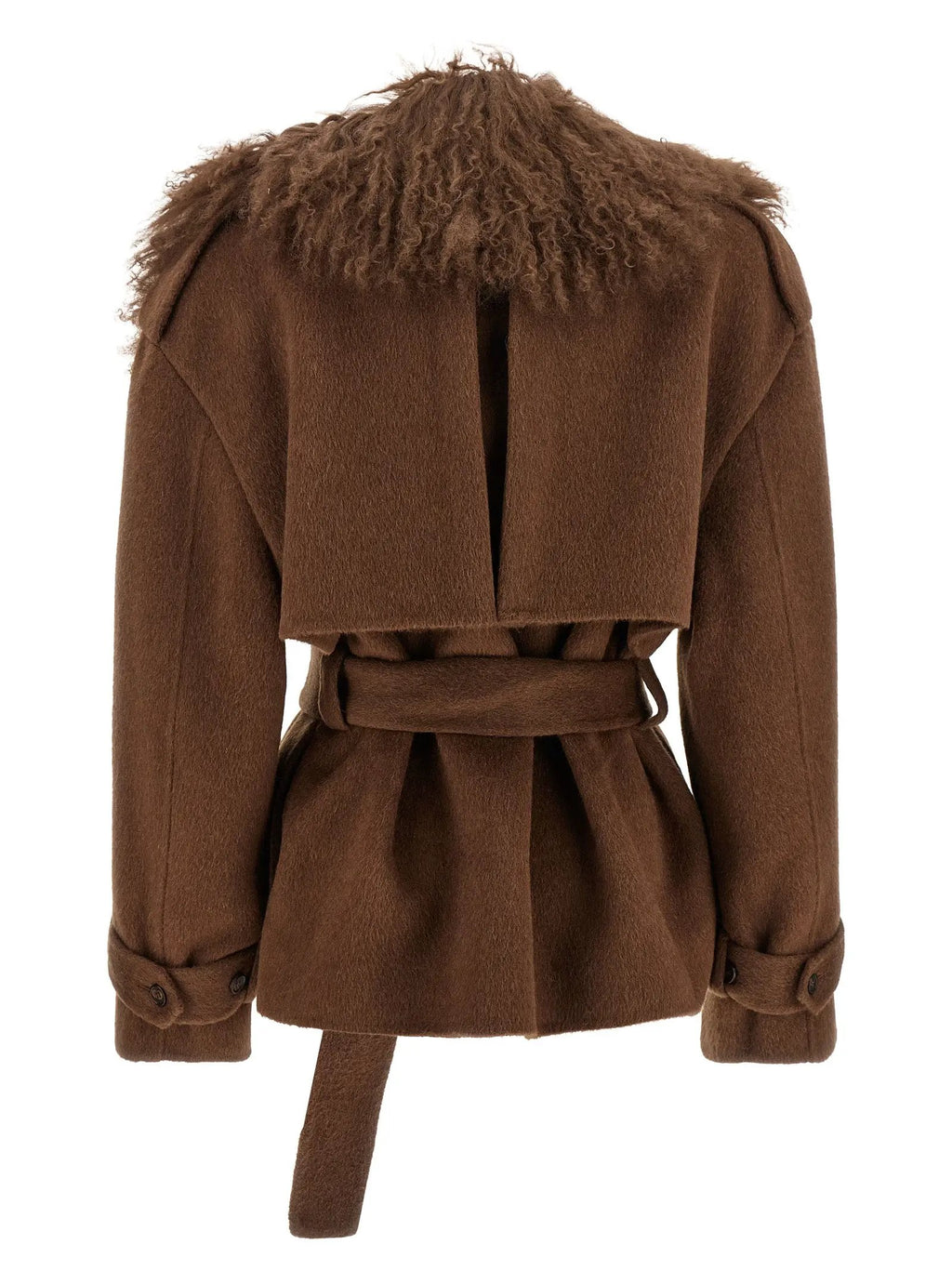 Giuseppe Di Morabito Giuseppe Di Morabito Brown Wool Coat