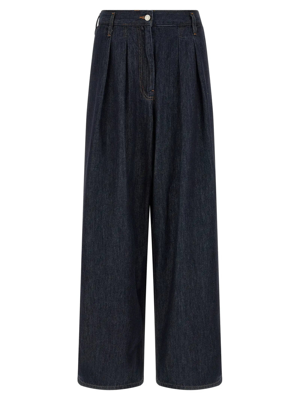 Dries Van Noten Blue Cotton Relaxed Fit Jeans