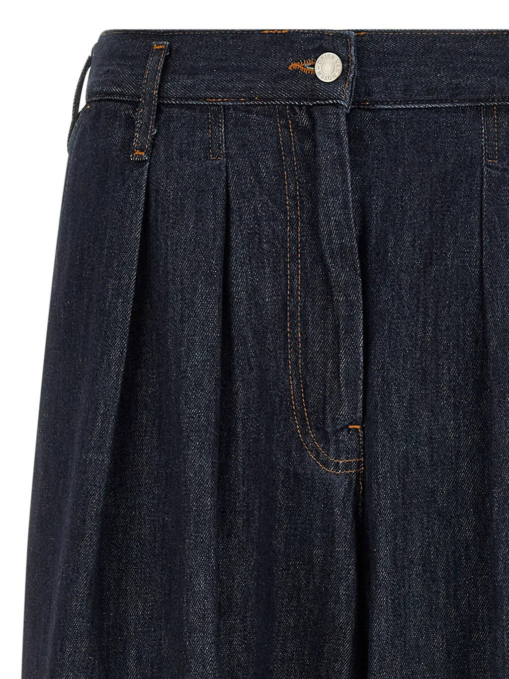 Dries Van Noten Blue Cotton Relaxed Fit Jeans