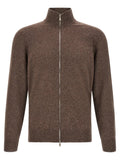 Brunello Cucinelli Brown Cashmere Cardigan