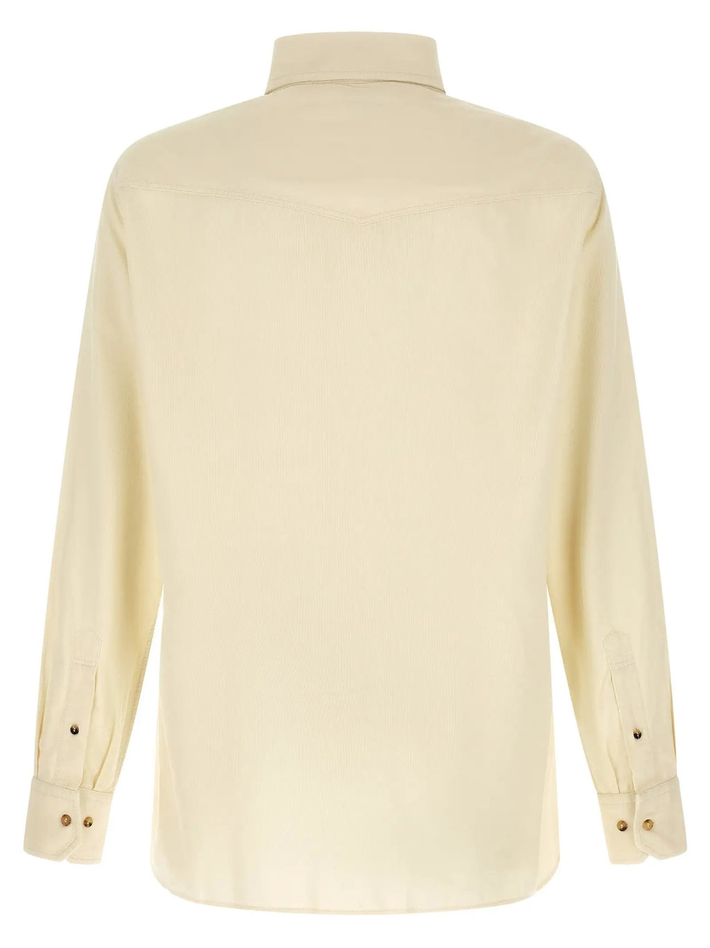 Brunello Cucinelli White Cotton Blouse