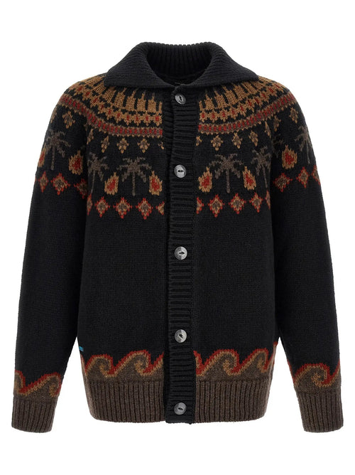 Alanui Alanui Black Wool Cardigan