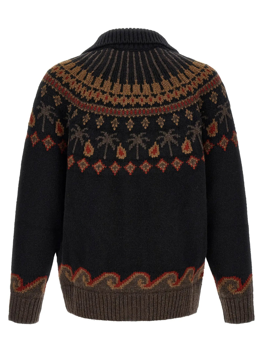 Alanui Black Wool Cardigan