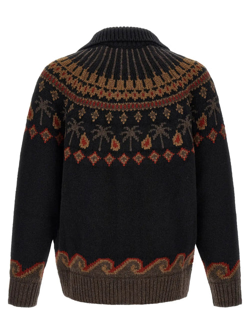 Alanui Alanui Black Wool Cardigan