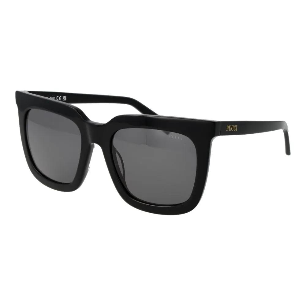 Lunettes de soleil Emilio Pucci en acétate noir