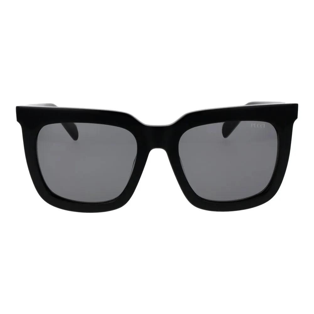 Lunettes de soleil Emilio Pucci en acétate noir