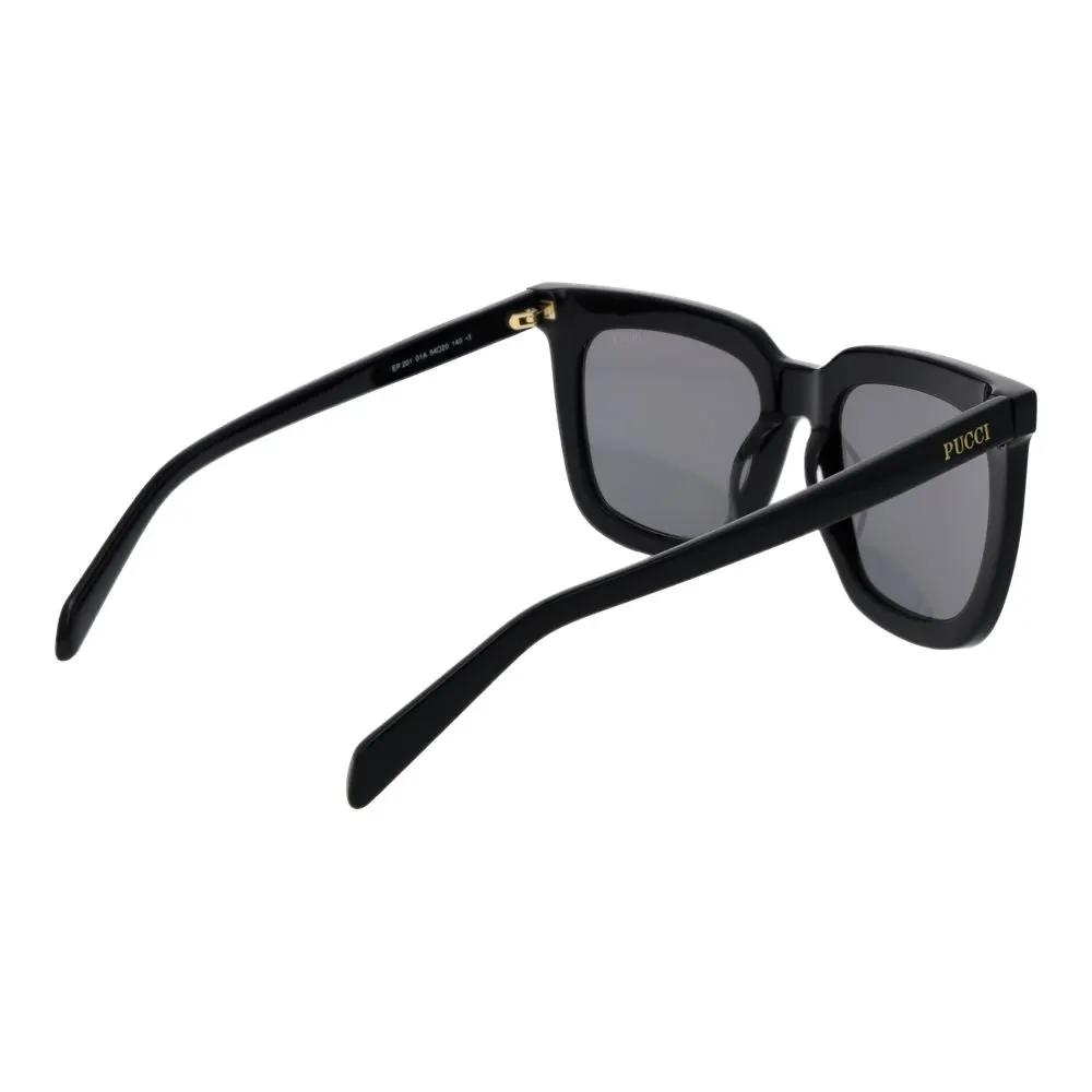 Lunettes de soleil Emilio Pucci en acétate noir
