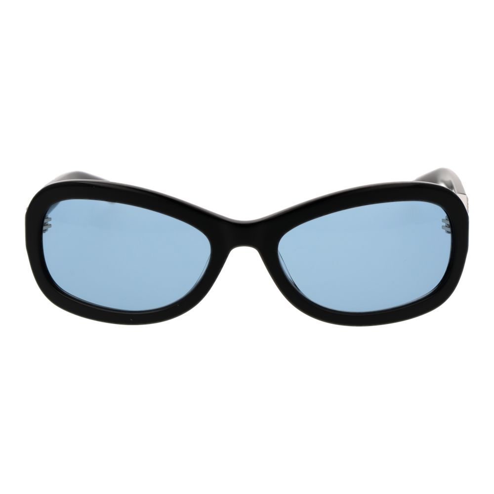 Lunettes de soleil GCDS en acétate noir