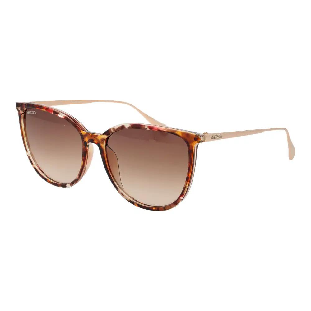 Lunettes de soleil en plastique marron Max &amp; Co