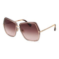 Lunettes de soleil Max Mara en métal doré