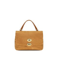 Zanellato Beige Suede Leather Shoulder Bag