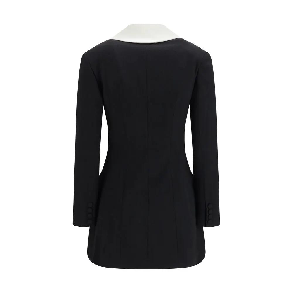 Self-Portrait Black Wool Oves Aries Blazer
