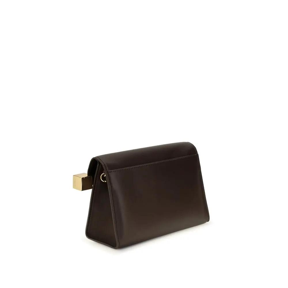 Jacquemus Brown Lamb Ovis Aries Aries Clutch Bag