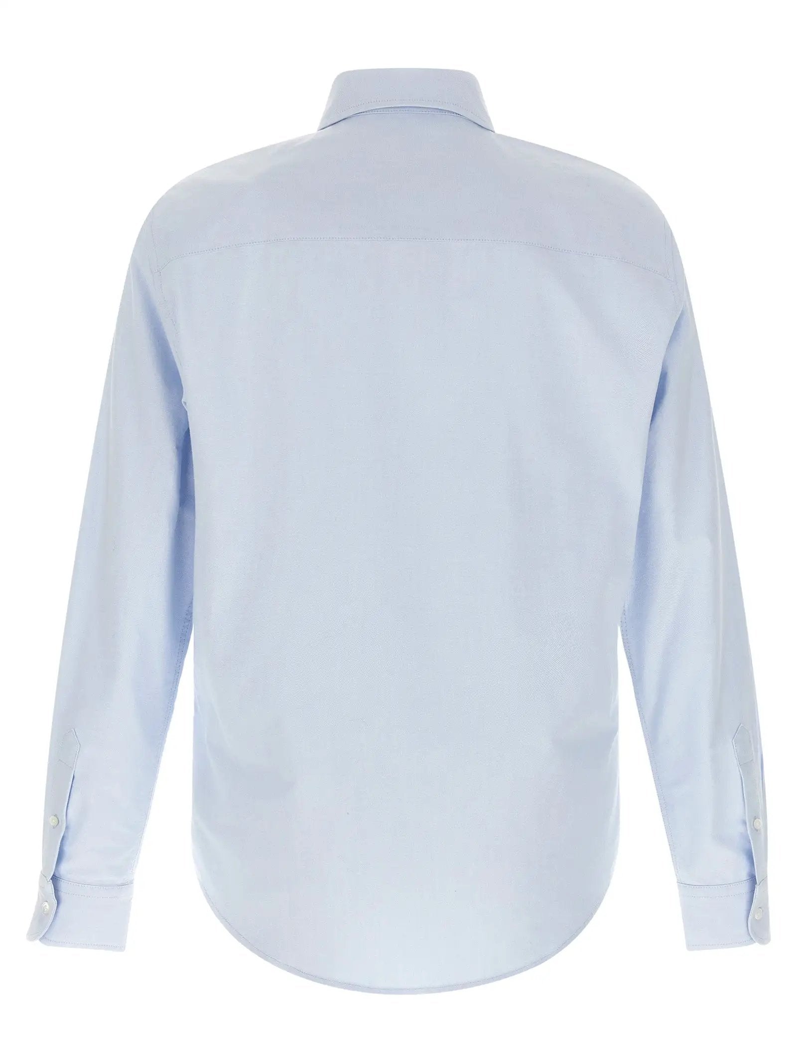 Ami Paris Blue Cotton Blouse