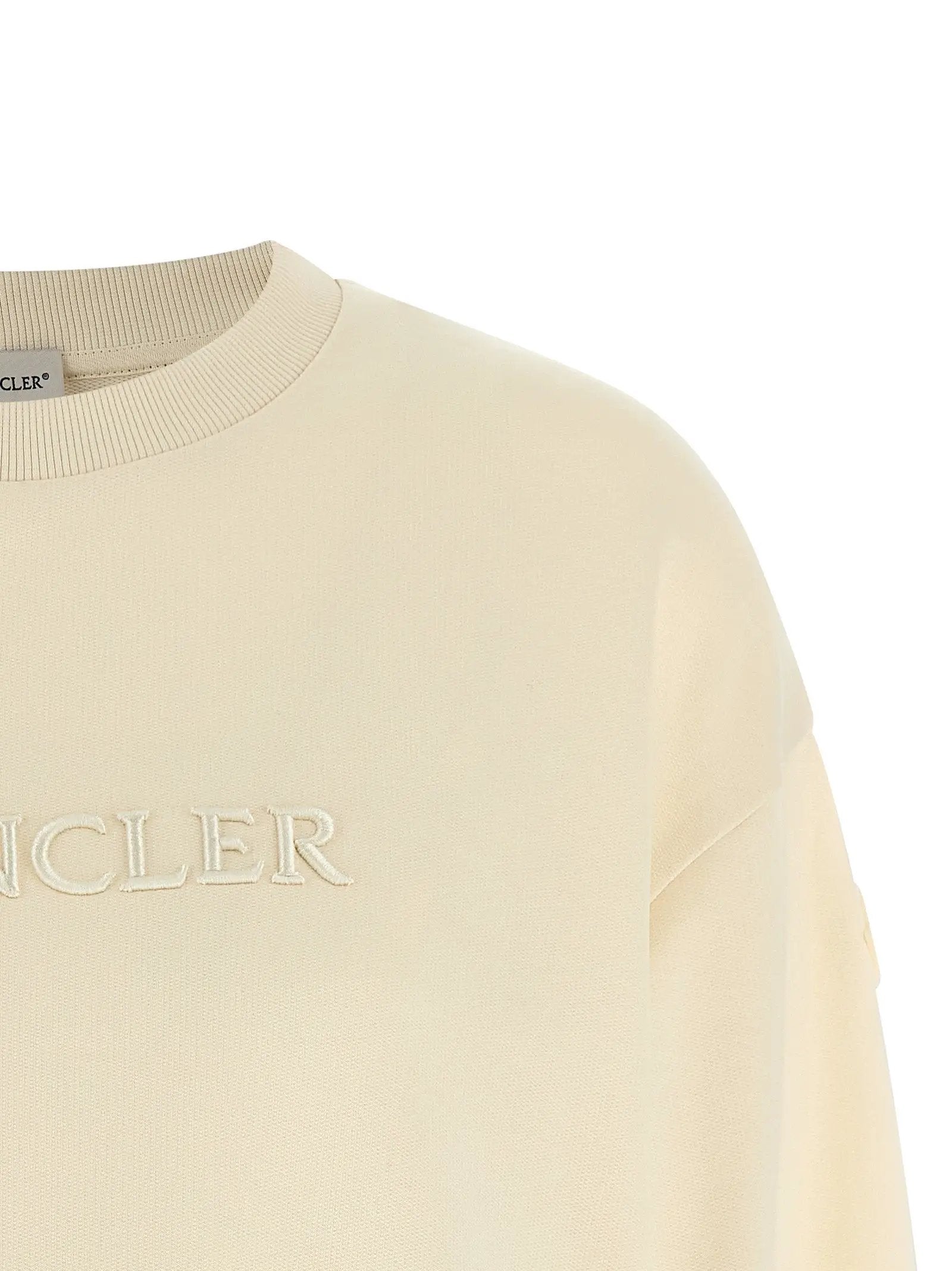 Moncler Beige Cotton Sweatshirt
