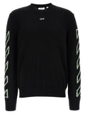 Off-White Black Cotton Cardigan