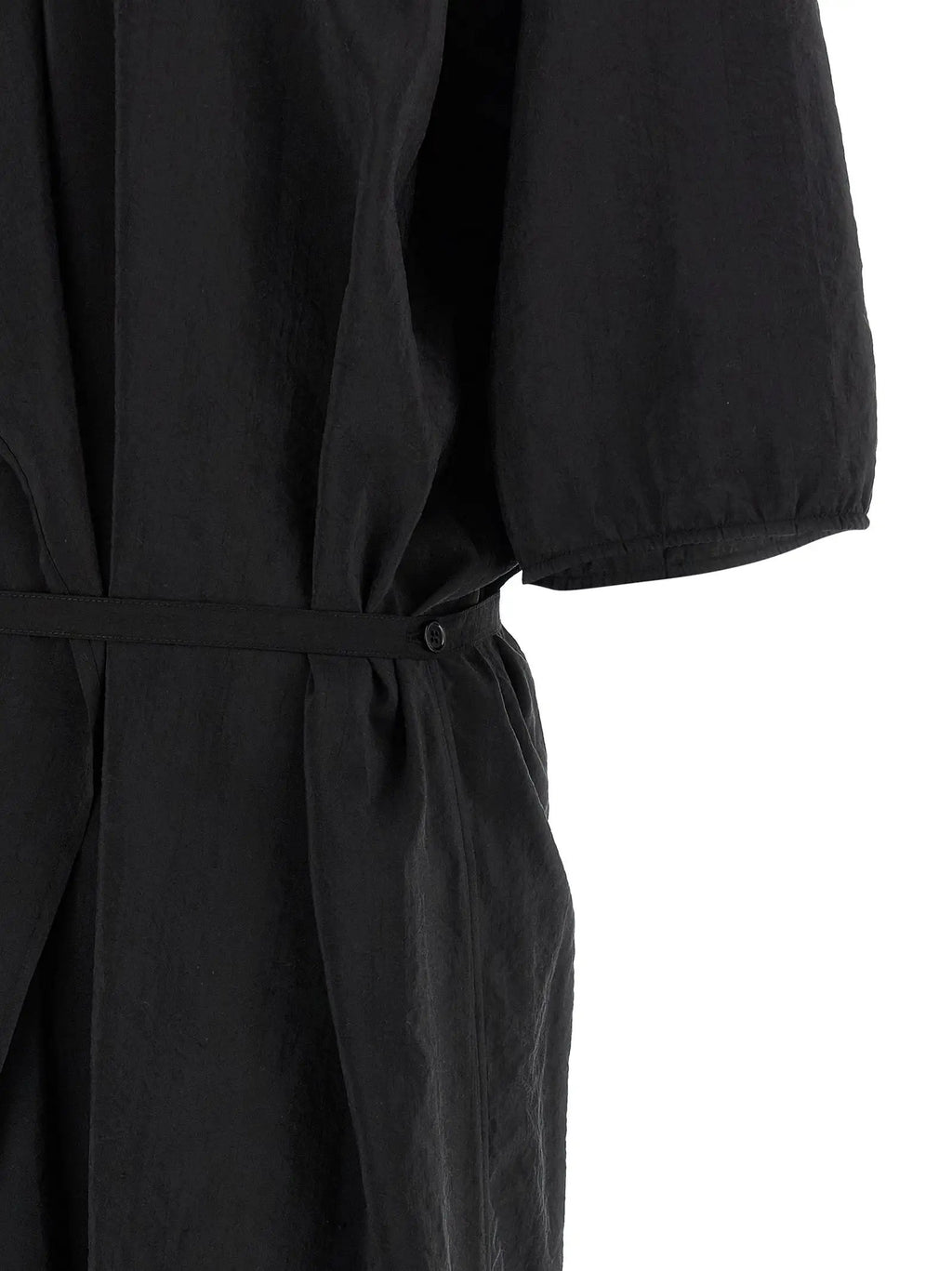 Lemaire Black Silk Midi Dress