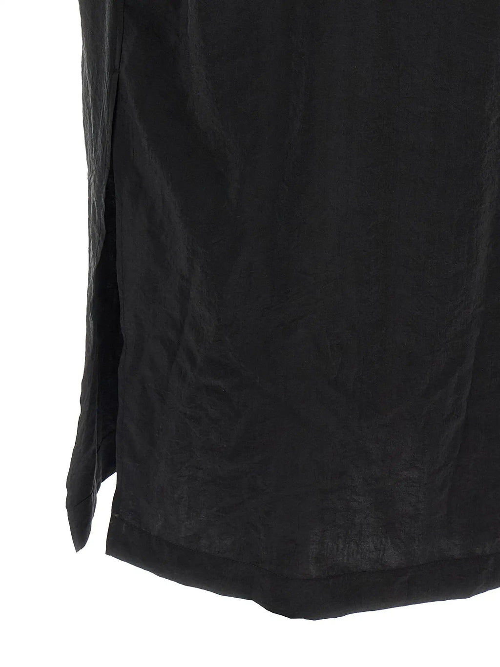Lemaire Black Silk Midi Dress