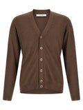 Lemaire Brown Wool Cardigan