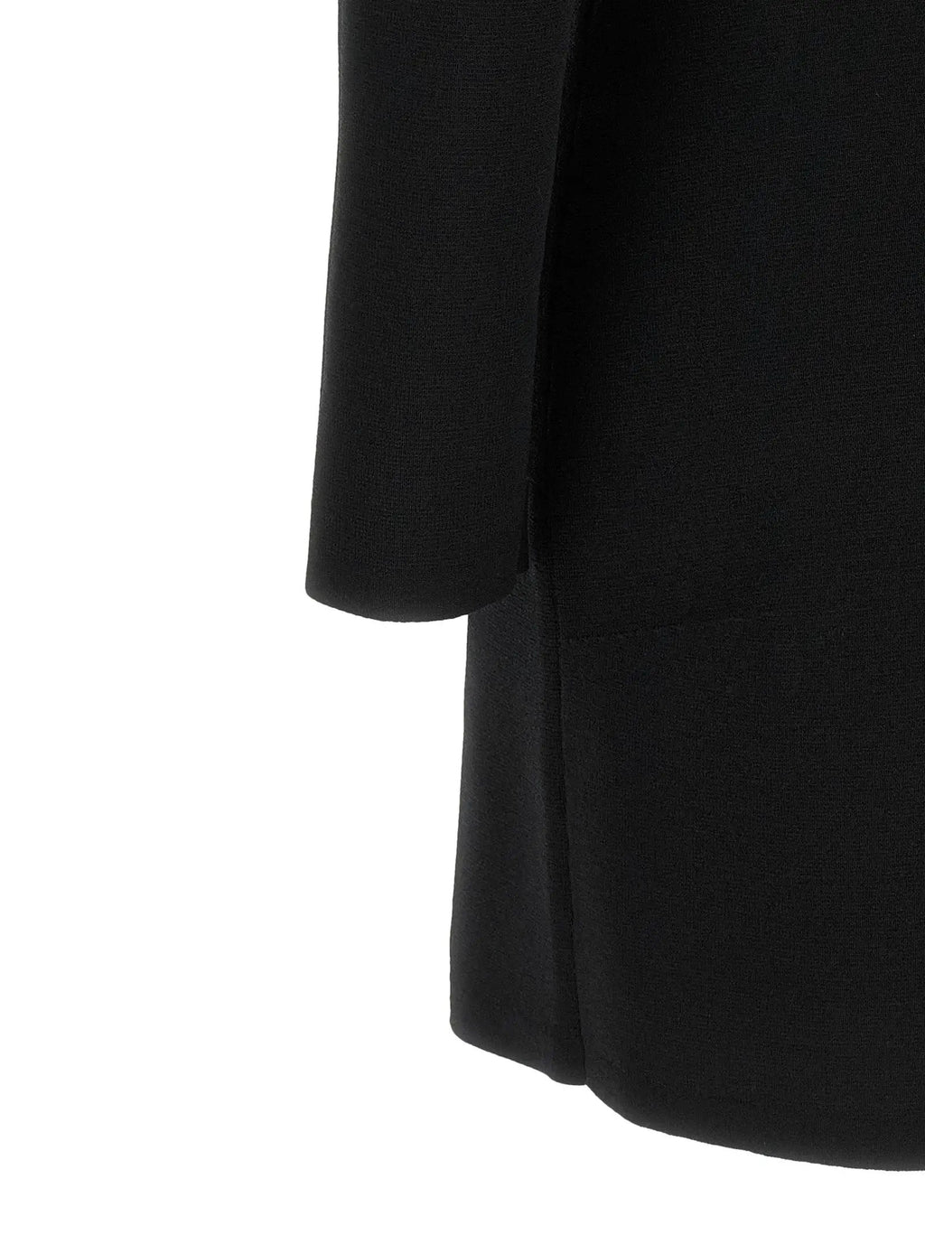 Elisabetta Franchi Black Viscose Short Dress