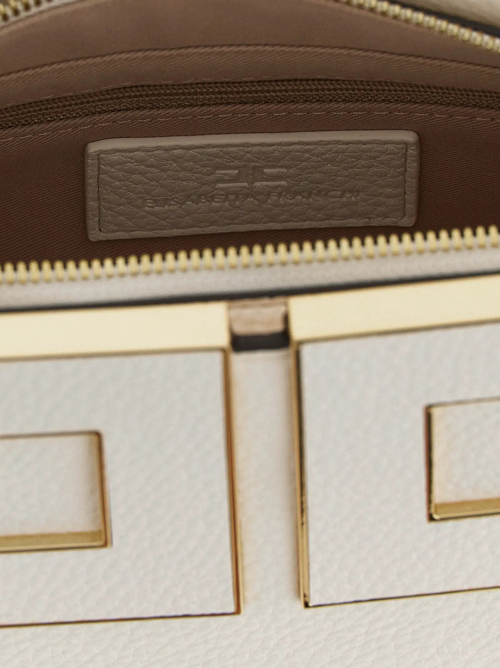 Elisabetta Franchi White Polyester Handbag