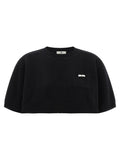 Elisabetta Franchi Black Wool Sweatshirt