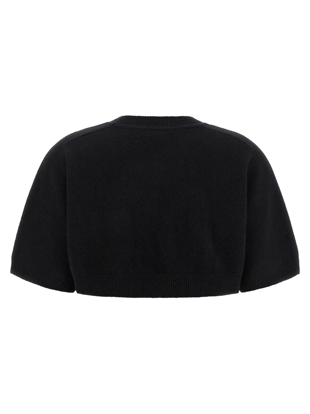 Elisabetta Franchi Black Wool Sweatshirt